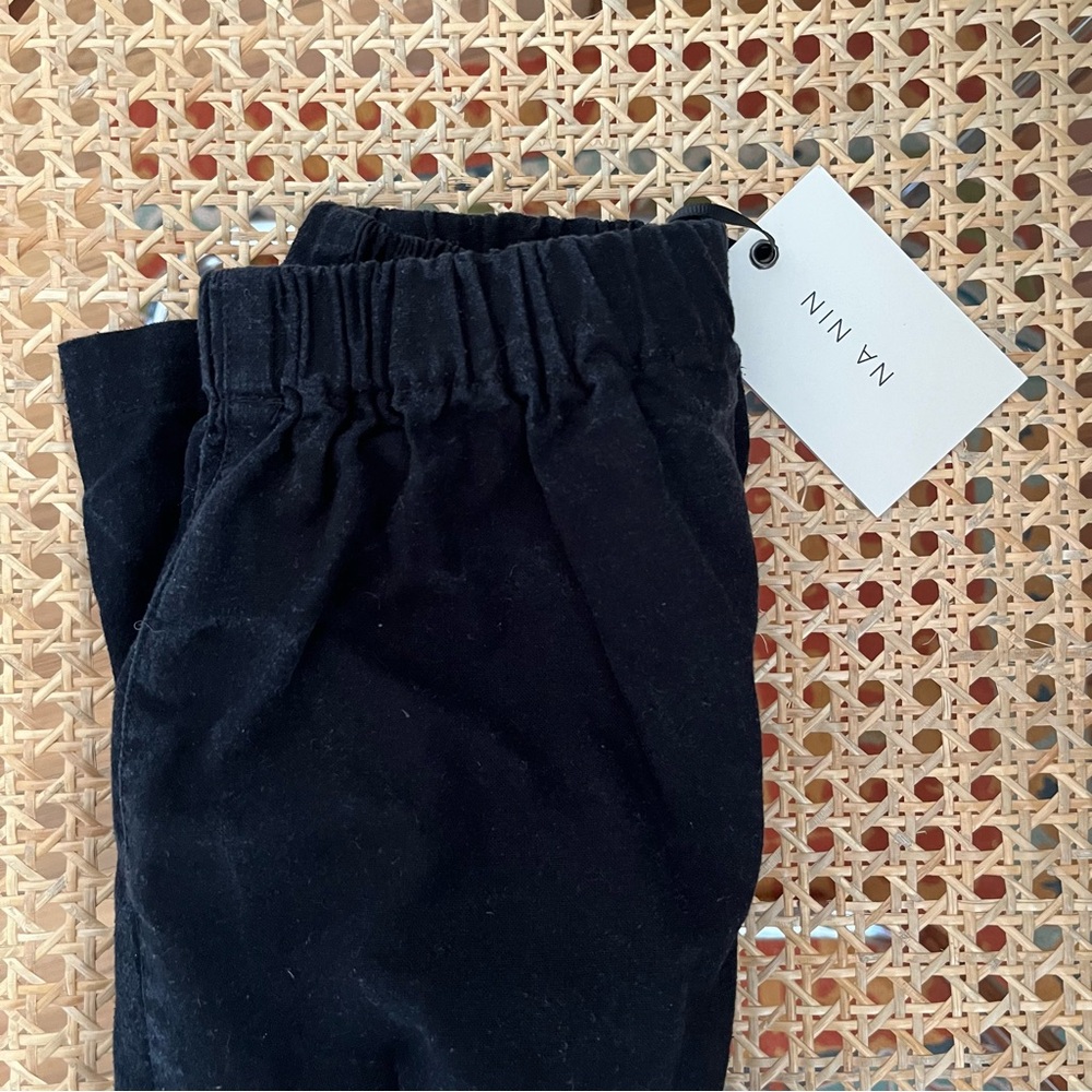 Na Nin Kids | 3T Mini Scooter Raw Silk Harem Pants